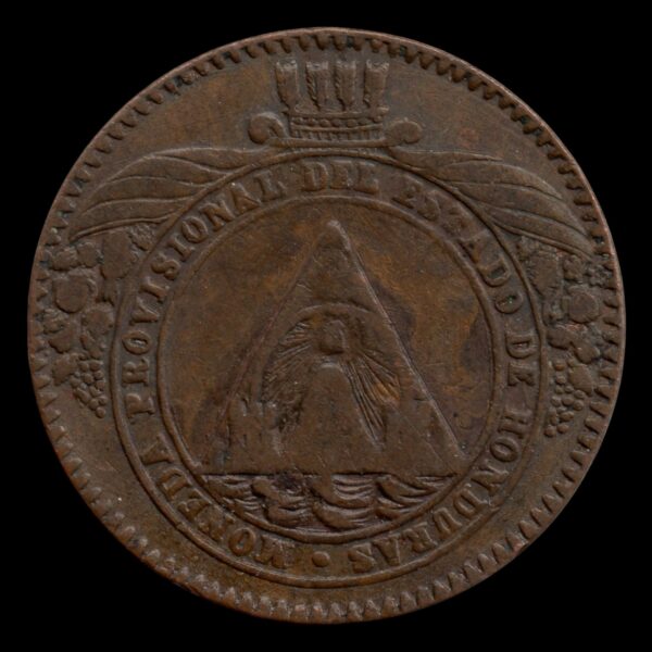 HONDURAS 2 PESOS 1862 - Imagen 2