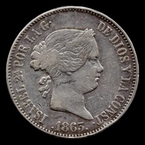 ESPAÑA 10 REALES 1863