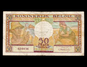 Belgica 50 Francs 1956