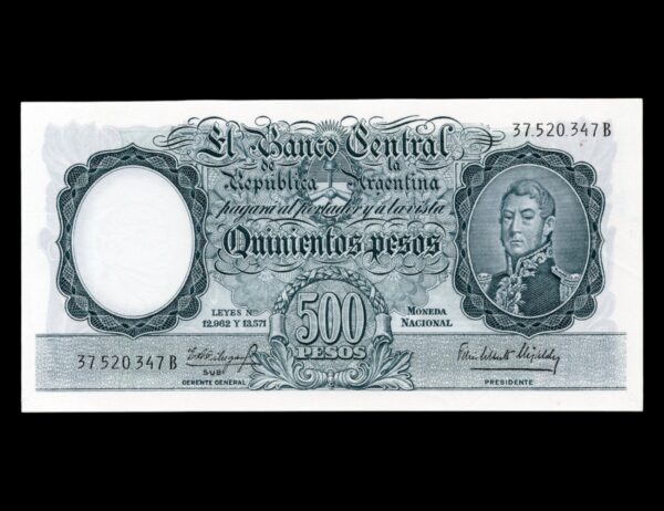 Argentina 500 Pesos Elizalde Bot#2111