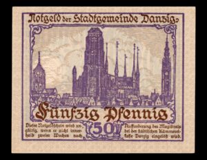 Danzig 50 Pfennig 1919 P#11