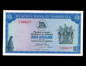 Rhodesia 1 Dollar 1973 P#30