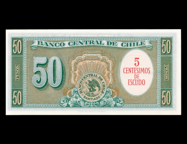 Banco Central de Chile 50 Pesos - Imagen 2