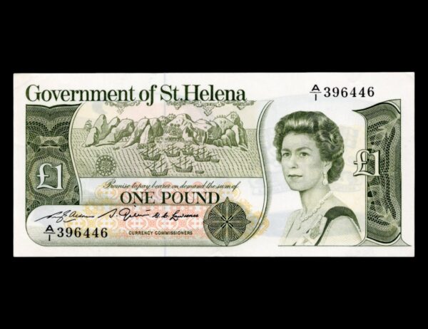 Santa Helena 1 Pound 1976 P#6