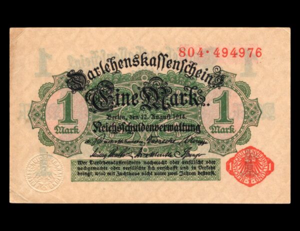 1 Mark Darlehenskassenschein