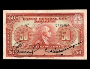 50 Guaranies 1er Comision Mc 206.6