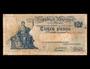 Argentina 5 Pesos Mignaquy Bot#1599