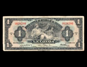 El Salvador 1 Colon 1943 P#75