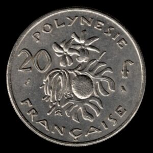 Polinesia Francesa 20 francos 1967 KM# 6