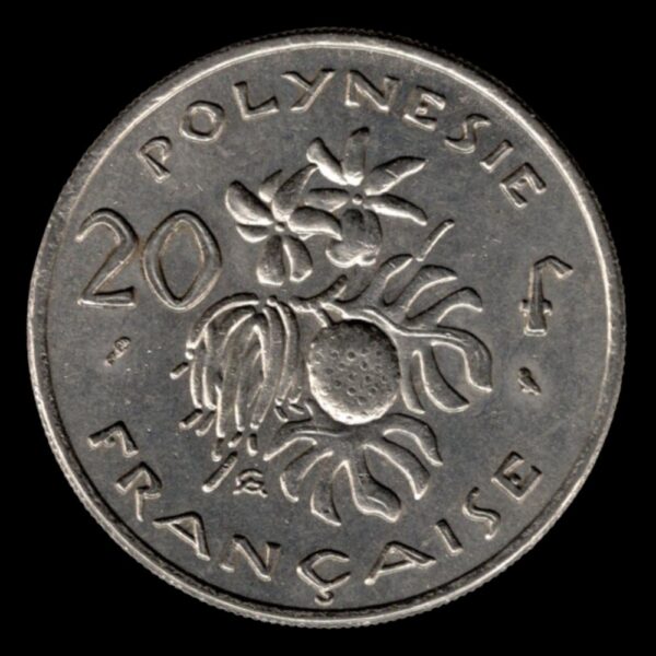 Polinesia Francesa 20 francos 1967 KM# 6