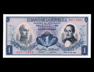 El Banco de la Republica Un Peso Oro