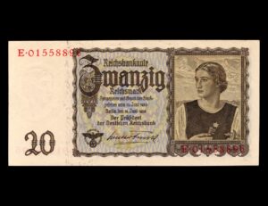 Alemania 3er Reich 20 Reichsmark 1939 P#185