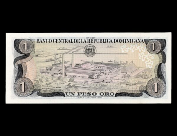 Republica Dominicana 1 Peso 1987 P#126b - Imagen 2
