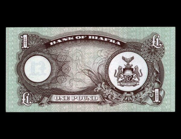 Biafra 1 Pound P#5 - Imagen 2