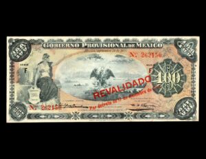 Mexico Gobierno Provisional 100 Pesos 1914 P#S708b