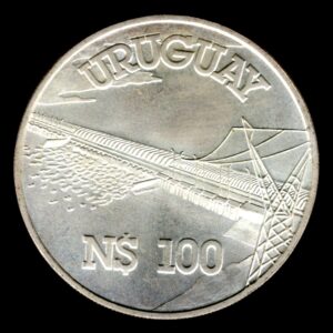 Uruguay 100 Nuevos Pesos 1981 KM# 80