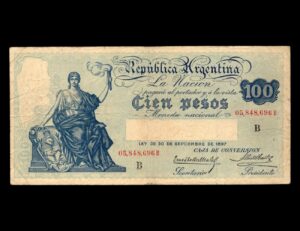 Argentina 100 Pesos Castex Bot#1689
