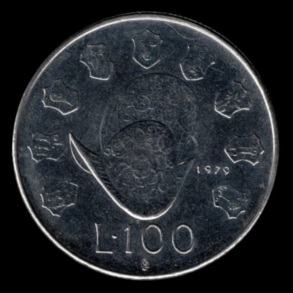 San Marino 100 liras 1979 KM# 95