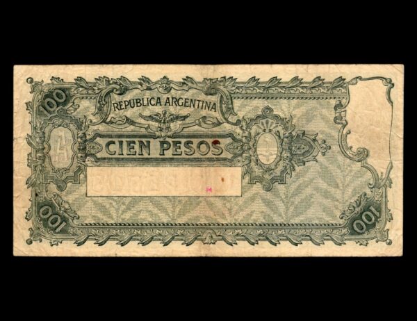 Argentina 100 Pesos Castex Bot#1689 - Imagen 2