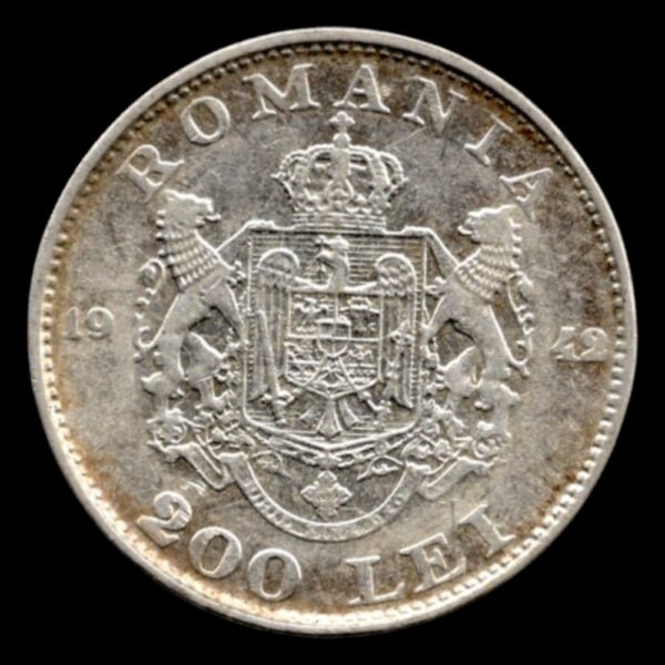 Rumania 200 lei1942 KM# 63 - Imagen 2