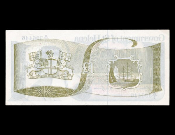 Santa Helena 1 Pound 1976 P#6 - Imagen 2
