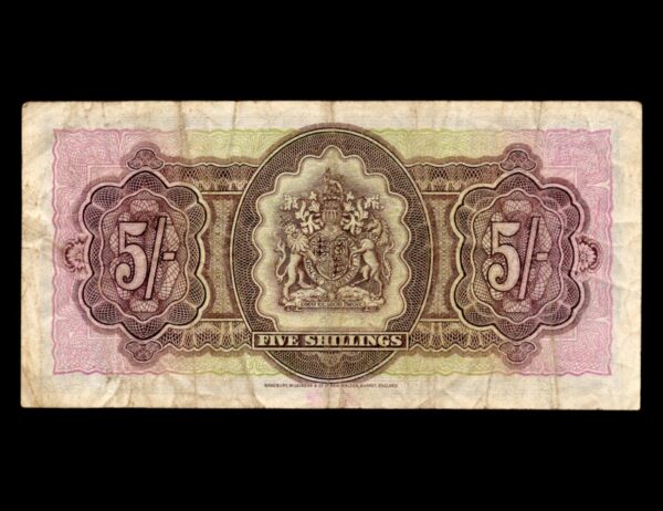Bermuda 5 Shillings 1957 P#18b - Imagen 2