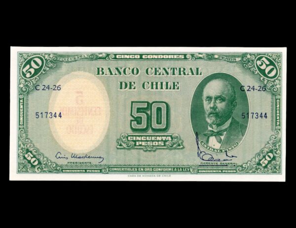 Banco Central de Chile 50 Pesos