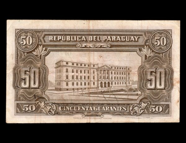 50 Guaranies 1er Comision Mc 206.6 - Imagen 2