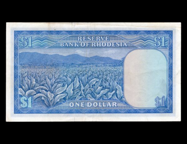 Rhodesia 1 Dollar 1973 P#30 - Imagen 2