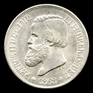 Brasil 500 Reis 1868 KM# 472