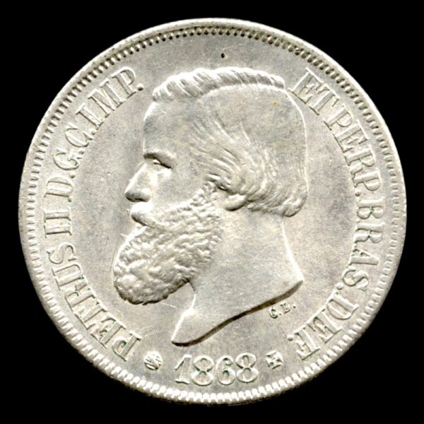 Brasil 500 Reis 1868 KM# 472