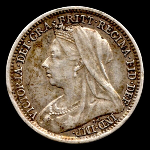 Reino Unido 3 Pence 1898 KM#777 - Imagen 2