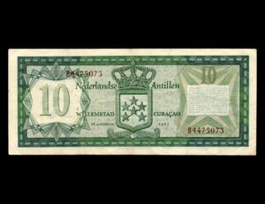 Antillas Holandesas 10 Gulden 1967 P#9