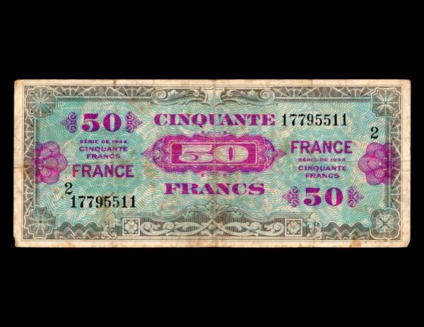 Francia 50 Francs 1944 P#122