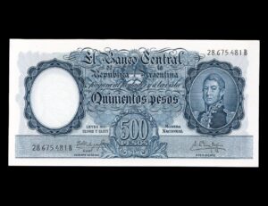 Argentina 500 Pesos Mendez Delfino Bot#2108