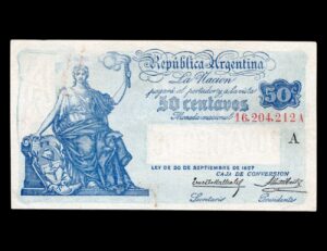 Argentina 50 Centavos Castex Bot#1528