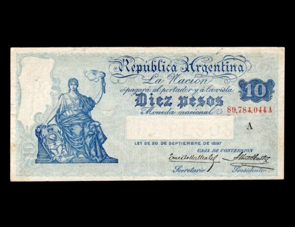 Argentina 10 Pesos Castex Bot#1624
