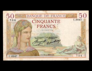 Francia 50 Francos 1937 P#81