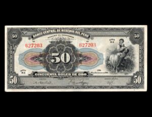 Peru 50 Soles de Oro 1941 P#68