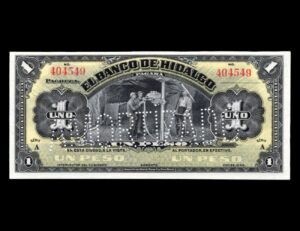 Mexico El Banco De Hidalgo 1 Peso P#S304