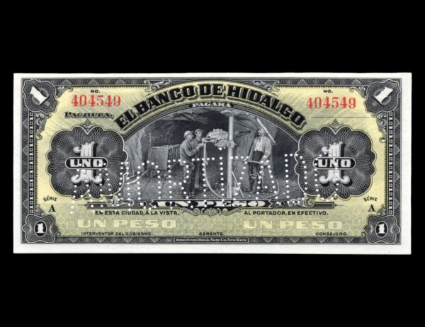 Mexico El Banco De Hidalgo 1 Peso P#S304