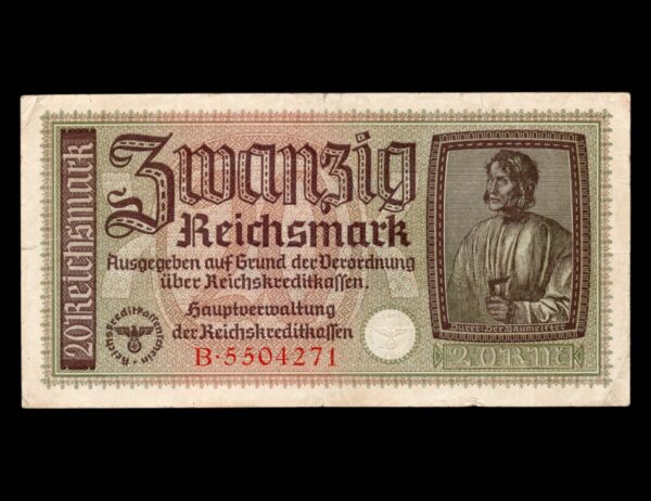 20 Reichsmark Reichskreditkassenschein