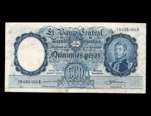 Argentina 500 Pesos Barnet Bot#2106