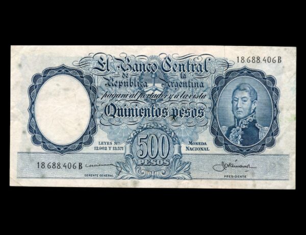 Argentina 500 Pesos Barnet Bot#2106