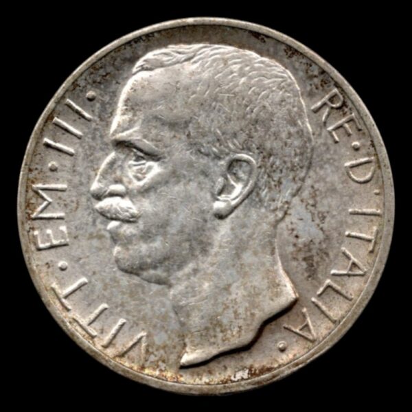 Italia 10 liras 1927 KM# 68 - Imagen 2