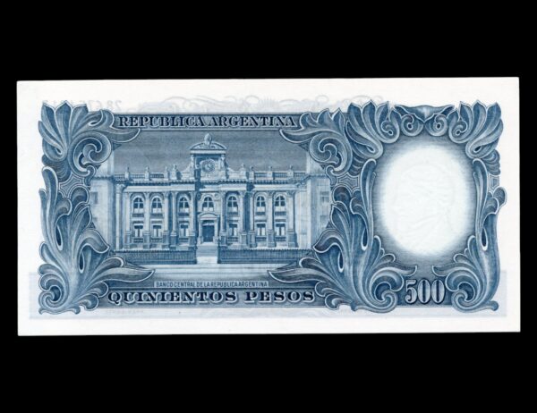 Argentina 500 Pesos Mendez Delfino Bot#2108 - Imagen 2