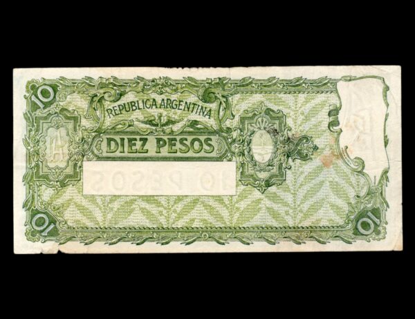 Argentina 10 Pesos Mignaquy Bot#1632 - Imagen 2