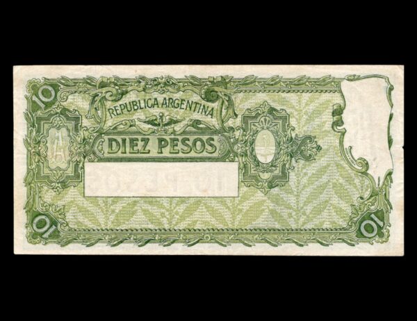 Argentina 10 Pesos Castex Bot#1624 - Imagen 2