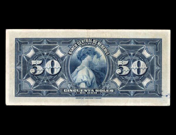 Peru 50 Soles de Oro 1941 P#68 - Imagen 2