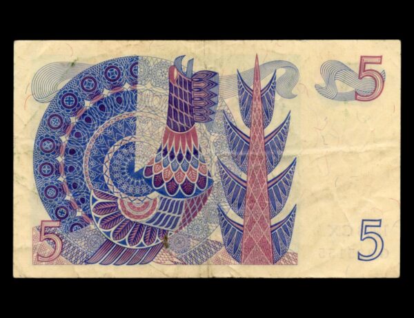 Suecia 5 Kronor 1968 P#51 - Imagen 2